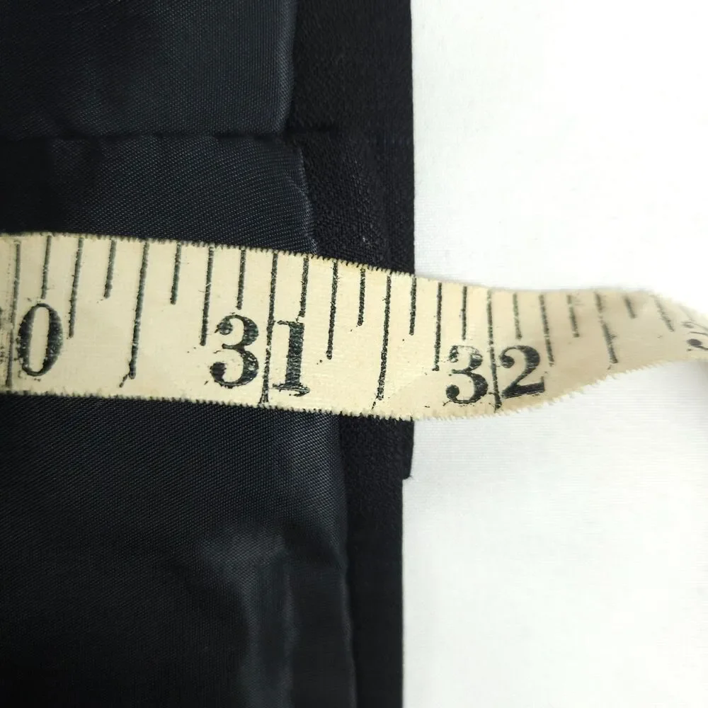 VTG Brooks Brothers Golden Fleece Mens‎ 42R Black 2-Button Sports Coat Blazer